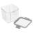 Food Storage - Set of 2 Containers and 2 Lids