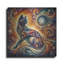  «Cat Vibrant Abstract» par Rey Klimt, art mural en métal-949079950