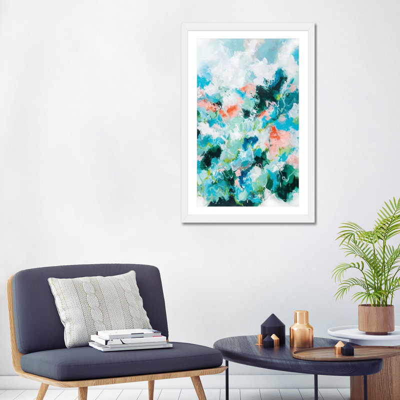 « Promise » par Cristina dalla Valentina-impression d’art graphique, H 32 po x l 24 po x P 1 po, Blanc, Papier encadré blanc