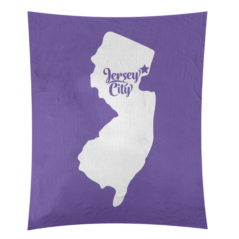 Tapisserie murale Jersey City, H 80 po x l 68 po, Mauve