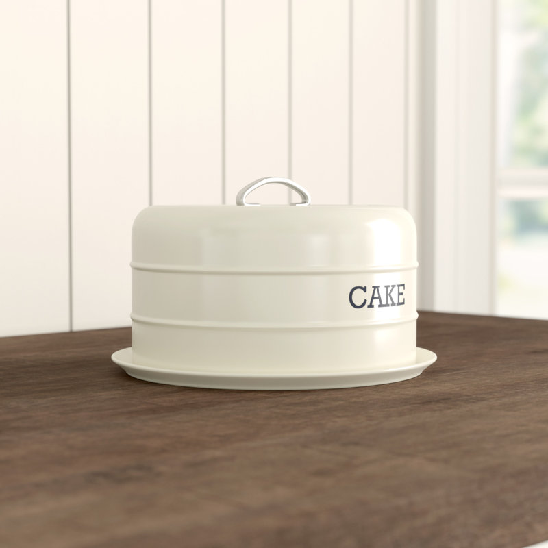 Living Nostalgia Domed Cake Tin, Cream