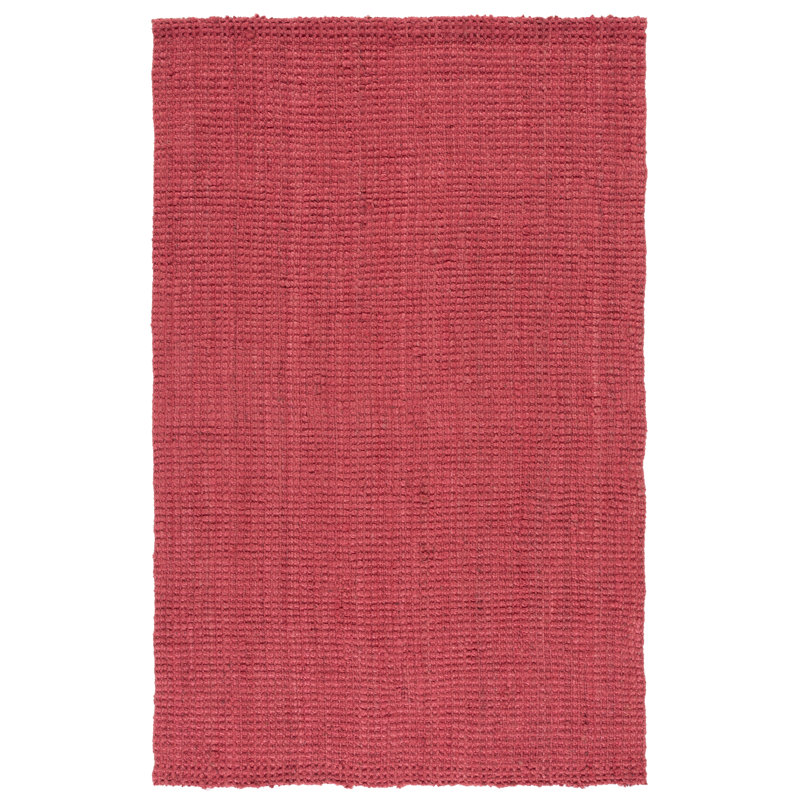 Weatherhill Natural Fiber Hand Woven Jute Solid Color Rug, Rectangle 2' x 3'