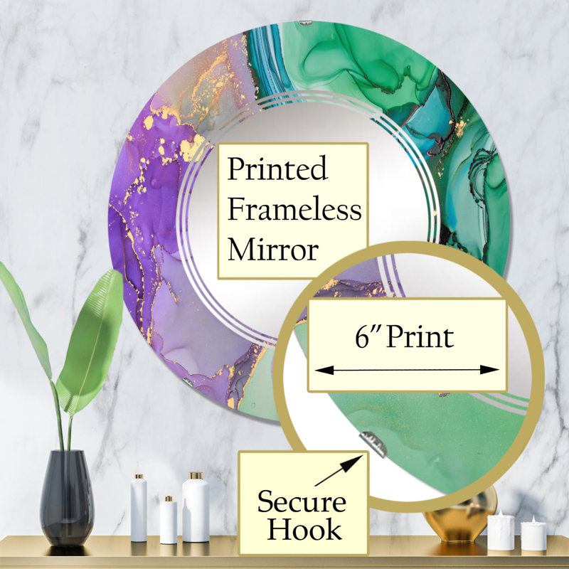 Miroir de salle de bain sans cadre, 32 po x 32 po