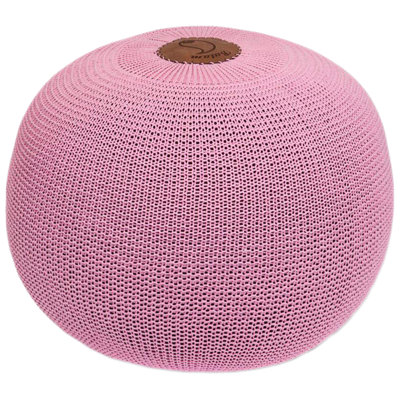 Pouf rond de 19 po de largeur