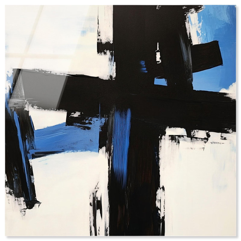 Décoration murale en acrylique Streak II par Art Remedy, prête à être accrochée, H 40 po x l 40 po