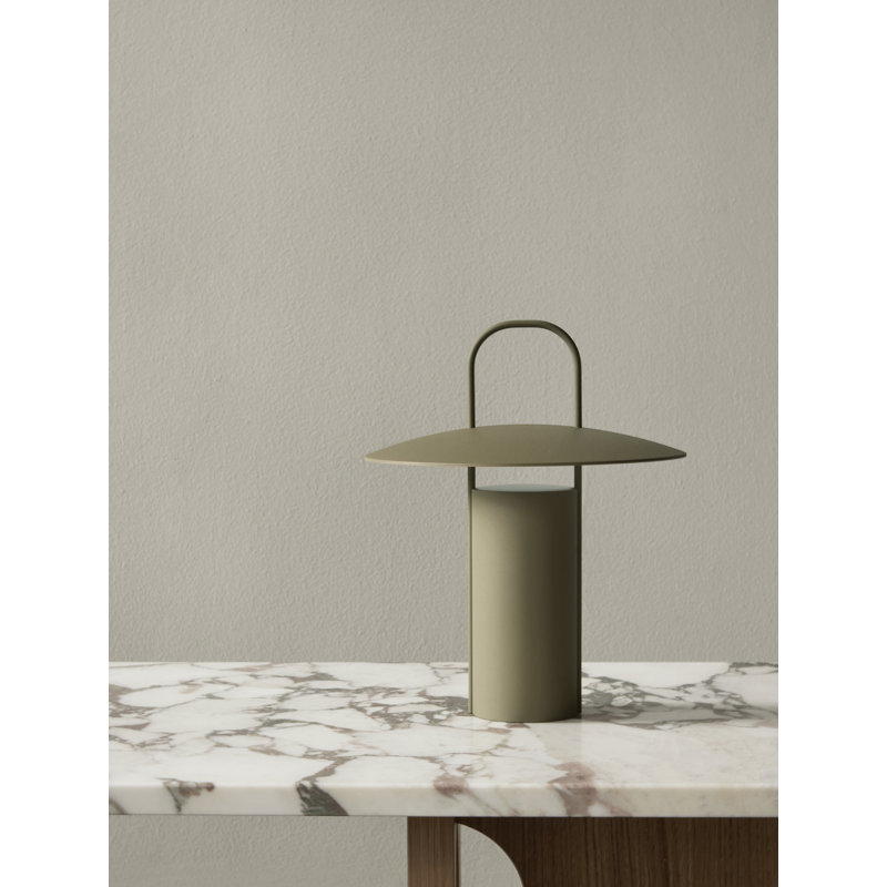 Ray LED Table Lamp, Dusty Green