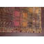 Tapis multicolore en laine noué à la main de conception unique 4 pi 0 po x 8 pi 3 po Oba