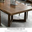 Table de conférence simple en bois massif brun noisette-130119374