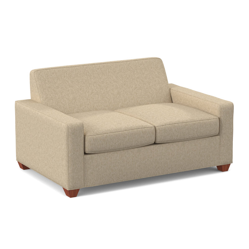 Avery 72" Square Arm Sofa, BM Cherry, Dorset Taupe