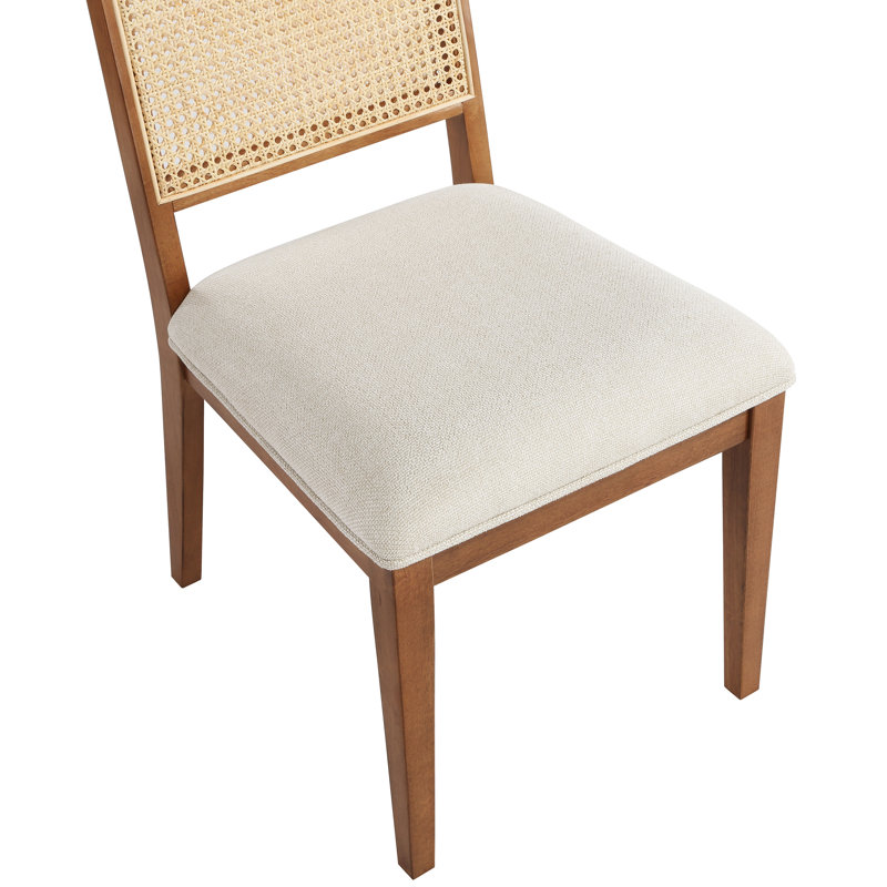 Chaise d'appoint en bois massif , Noyer