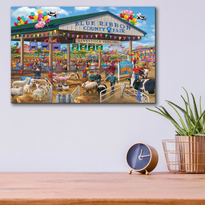 «The County Fair» par Bigelow, illustrations sur plastique / acrylique
