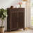 Ishpreet 5-Tier Shoe Storage Cabinet With Doors And Drawer, Wooden Shoe Rack Organizer-2078848572
