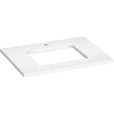 Silestone Quartz 31-In Vanity Top With Rectangle Cutout