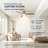  52-inch Modern Ceiling Fan with Light, Remote Control Smart Fan, 3 ABS Blades, DC Motor, 6 Speeds, Flush Mount for Bedroom, Living Room-342995179
