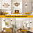 Modern Sconces Wall Lighting with Clear Glass Shade(Set of 2)