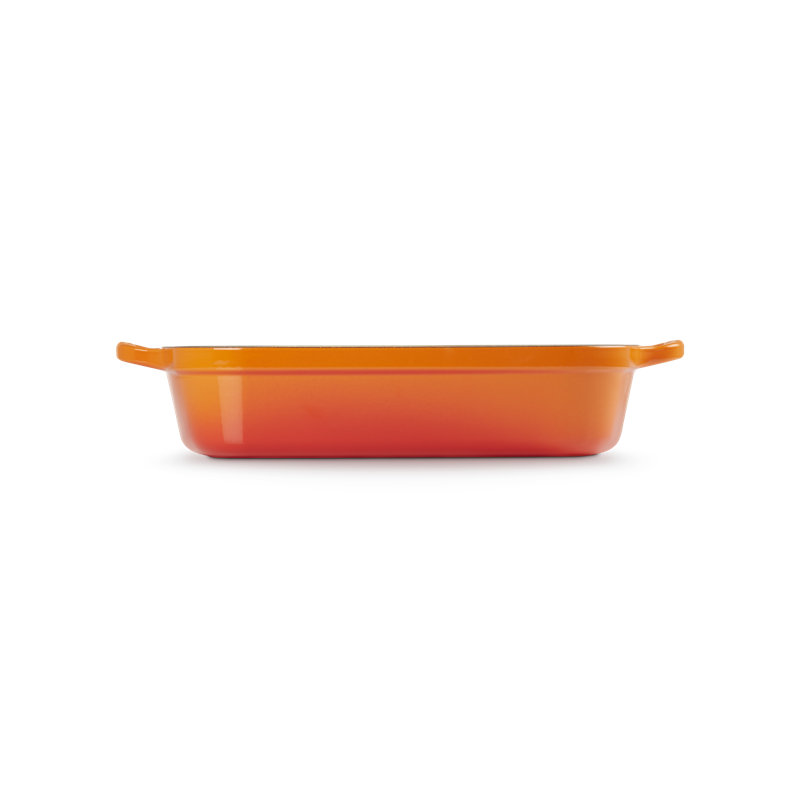 Le Creuset Signature Enameled Cast Iron Roaster, 5.25 qt., Flame