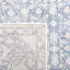 Tapis oriental bleu en laine / viscose tissé à la main Restoration-1689241602