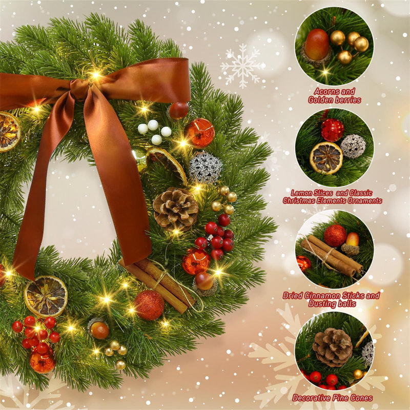 Faux 40cm Wreath