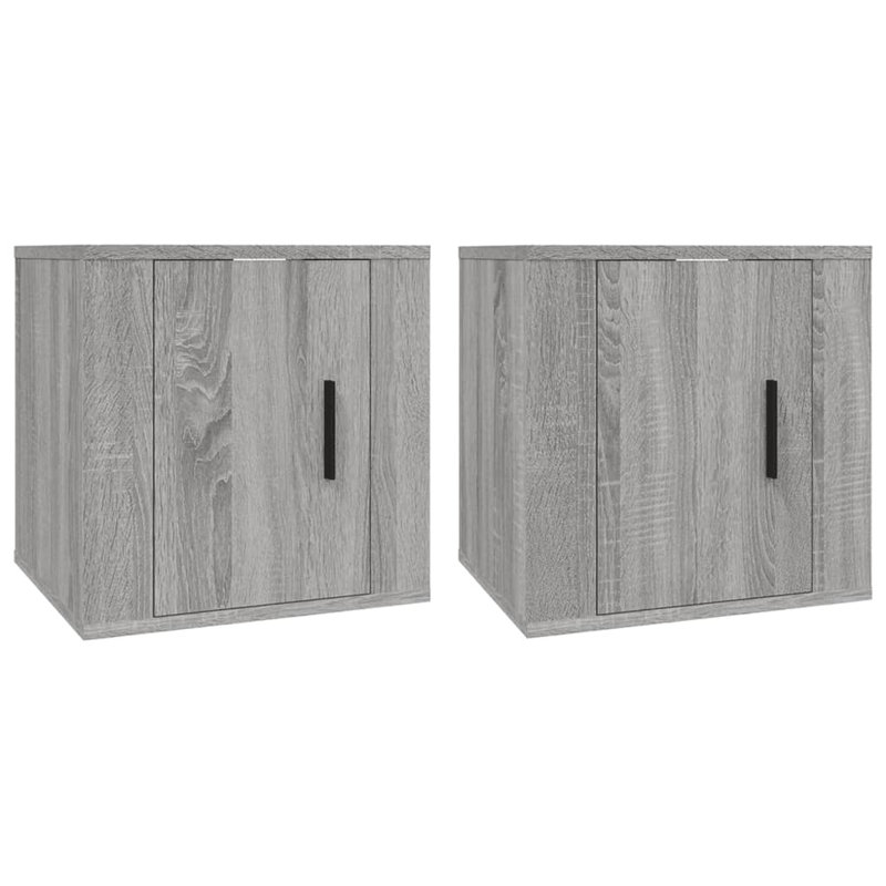 Ollins Unfinished TV Stand for TVs up to 28", Grey Sonoma