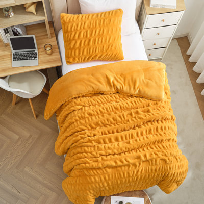 Wrinkle Rolls Chunky Bunny - Coma Inducer® Twin XL Comforter Set - Cheddar Cheese Please