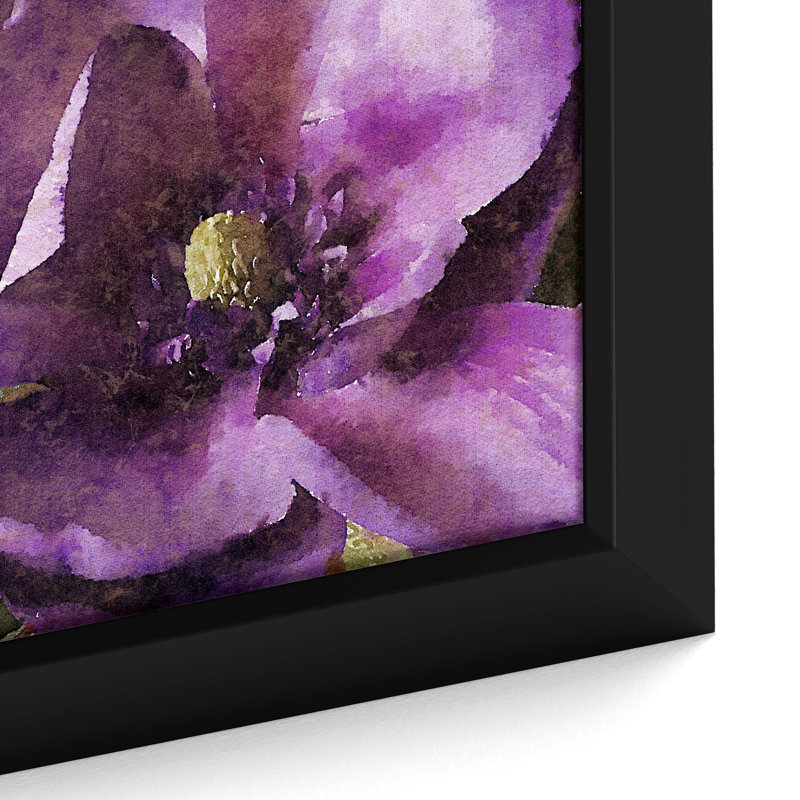 «Purple Spring Rhapsody 4 I» par Irena Orlov, impression sur toile pourpre Fine Art Gallery, H 14 po x l 14 po x P 2 po