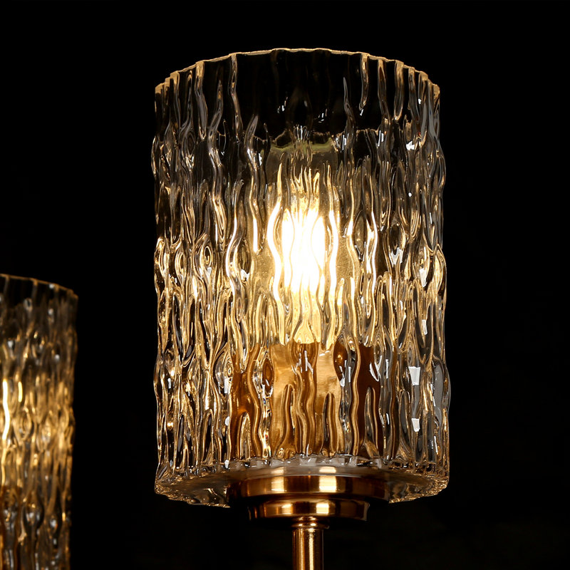 Lustre moderne 6 lumières à abat-jour Eton