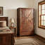 Garde-robe à deux tiroirs avec tringle de suspension Fireside Lodge Barnwood-9375352-9561666