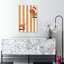 Mignon teckel de Noël ludique et contemporain, reproduction d'art mural-129718481