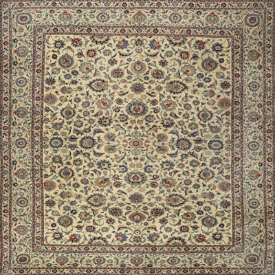Tapis oriental kaki foncé Elouise