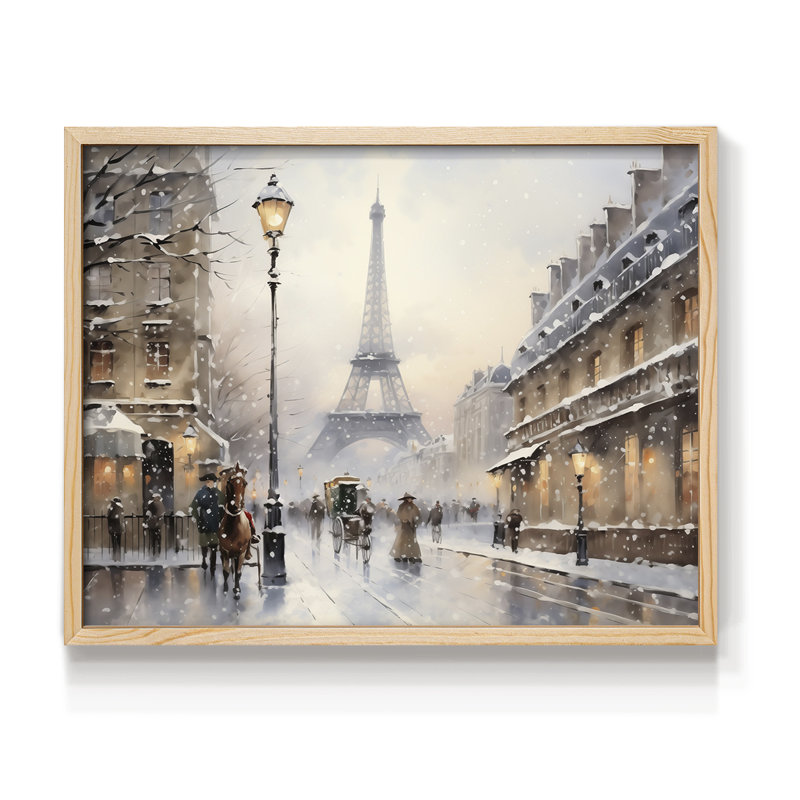 «Chirstmas Art» -CCC XXIV - reproduction encadrée, H 8 po x l 10 po, Naturel