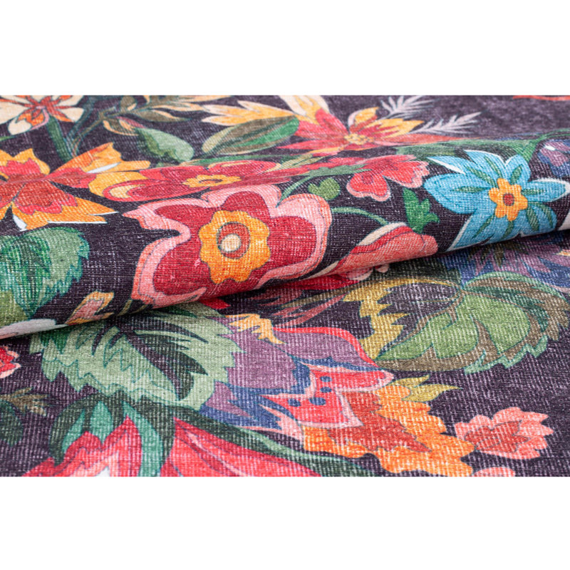 Luxurious Machine Washable Carpet, 100% Polyester, 7.5 x 10.8 Feet | Pile Height: 0.2 Inches, 1850 g/m² | Recycled Poly Cotton Underside, Easy Care, Perfect for Living Room & Bedroom, Soft & Durable Design