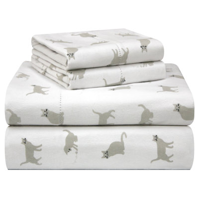 Pointehaven 180 GSM Velvet feel Luxury Flannel Sheet Set 