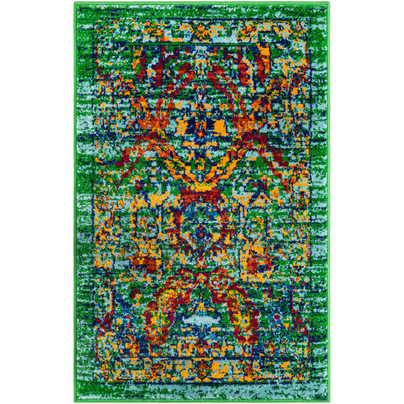 Mylasha Oriental Indoor Rug, Rectangle 2'x3'1"
