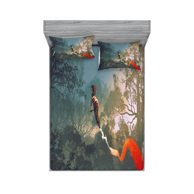 Ensemble de draps avec rail dans l’air de park
