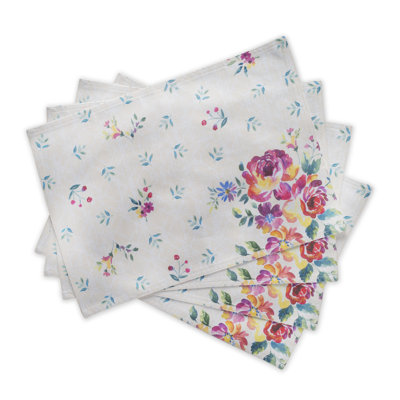 Cotton Floral Rectangle Placemat