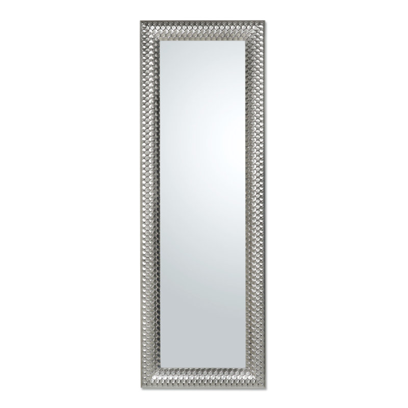 Kneeland Solid Wood Flat Wall Mirror