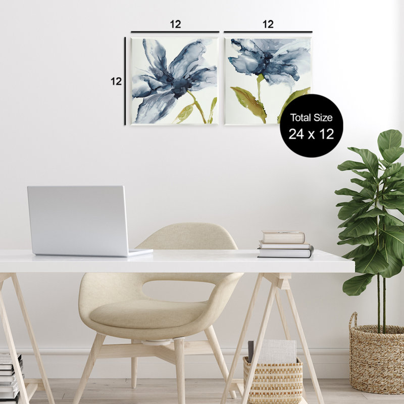 Ensemble de 2 plaques murales Petals Of The Sky, design par Jacob Q