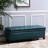 Teal Storage - Pu Covered Piece, 50 In. Deep, 20.5 Wide, 18.21 High, 31.71 Lb. Heavyweight Roomy With Storage, D, W, H,-1109501800