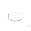 Domari 50cm Wide Square Pouf Ottoman