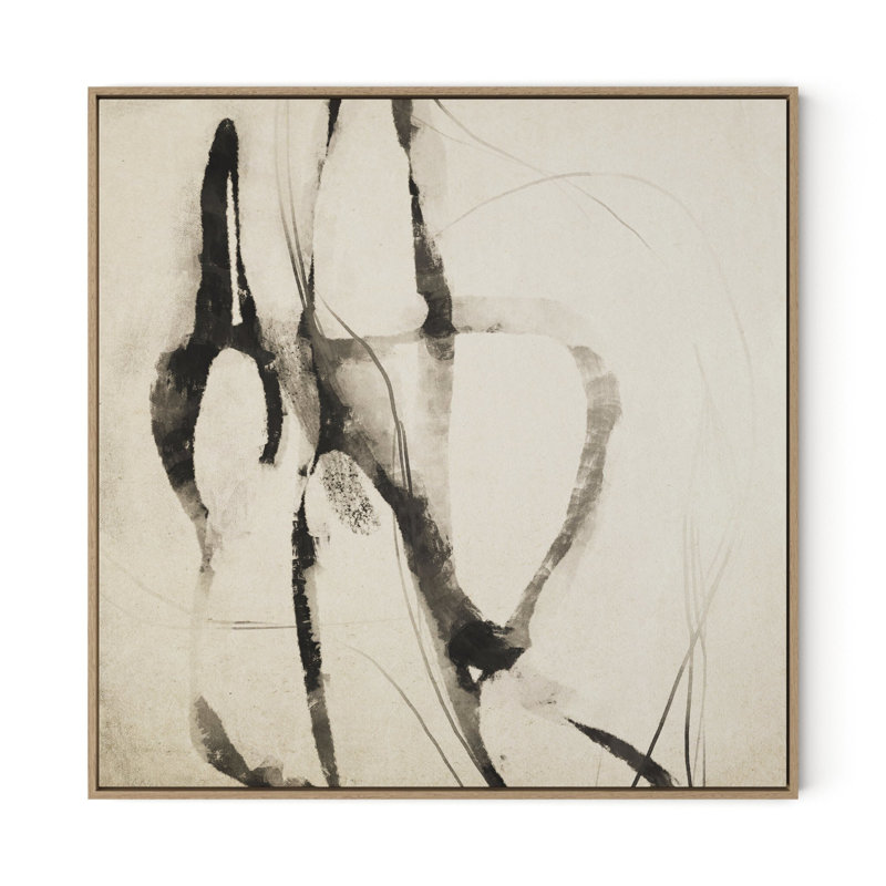 Styled Painting by Dan Hobday, Vertical Grain White Oak, 48" H x 48" W