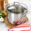 Cocotte en acier inoxydable 8 pte avec couvercle Martha Stewart