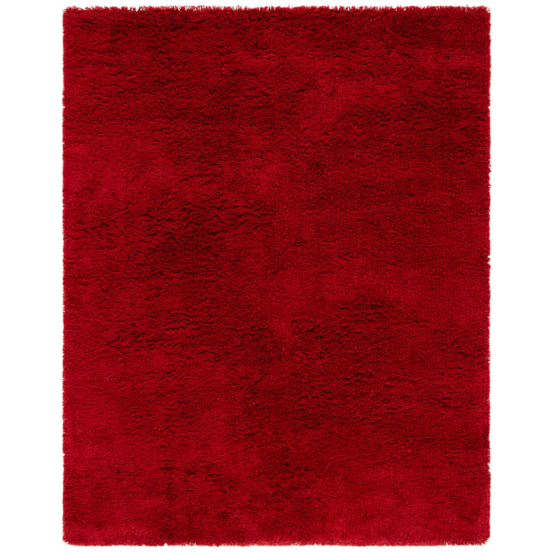 Tapis rouille touffeté à la main Assar, Rectangle 7 pi 6 po x 9 pi 6 po