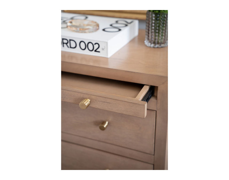 Brooklyn 4 - Drawer Solid Wood Nightstand