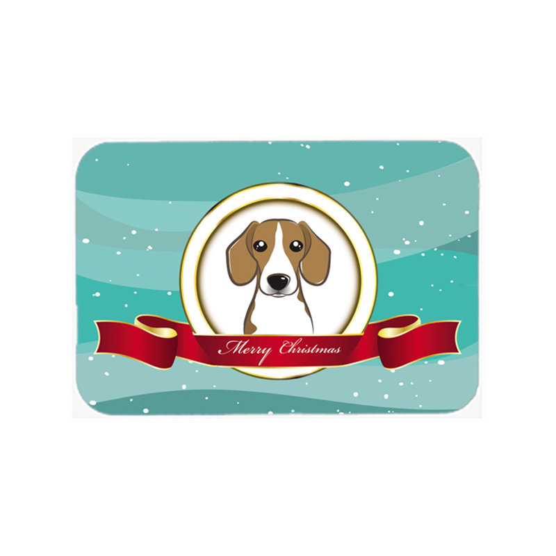 Planche à découper beagle merry de noël allée de vacances