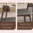 Sintered stone ash dining table set-109663807