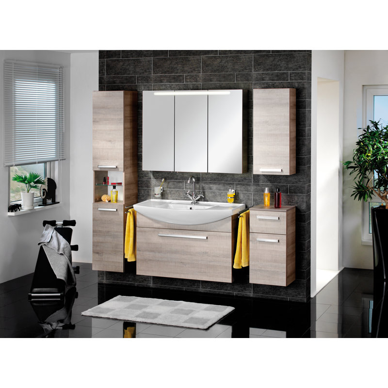 A-Vero Bathroom Cabinet, Oak
