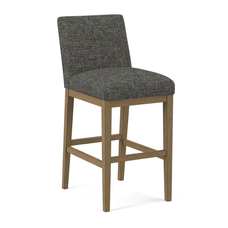Upholstered Stool, 61536-78, Pecan