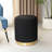Teddy Fleece Round Ottoman With Storage-1719178833