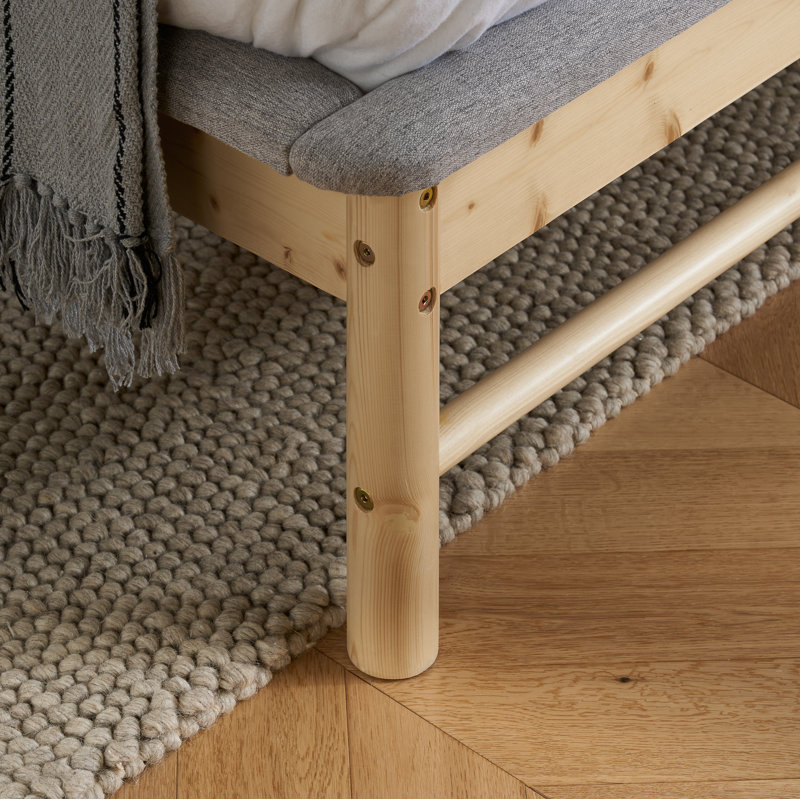 Bleboo Bed, Double (4'6), Grey