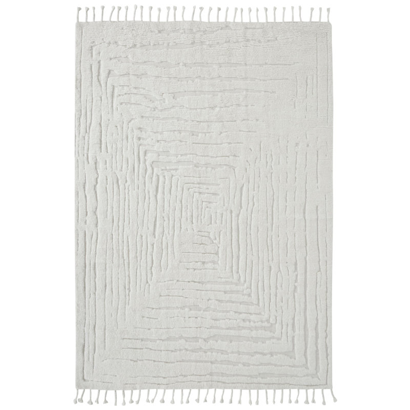Leslie - Snow, Rectangle 8' x 10'